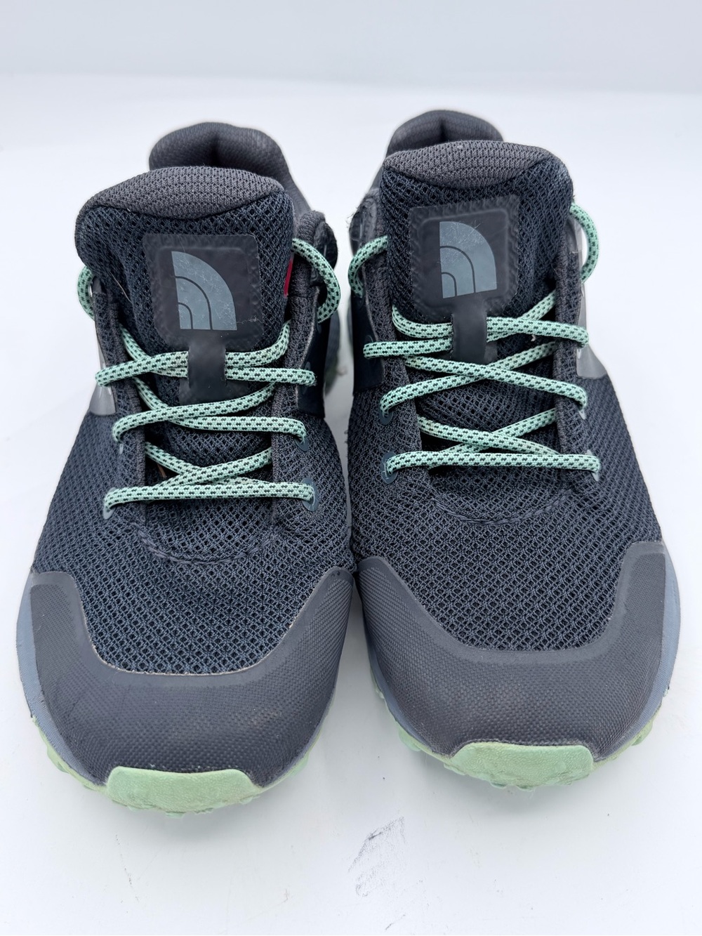 The North Face Hydroseal Gray/Green Lace-Up Hiking Shoes Women's US 7 M